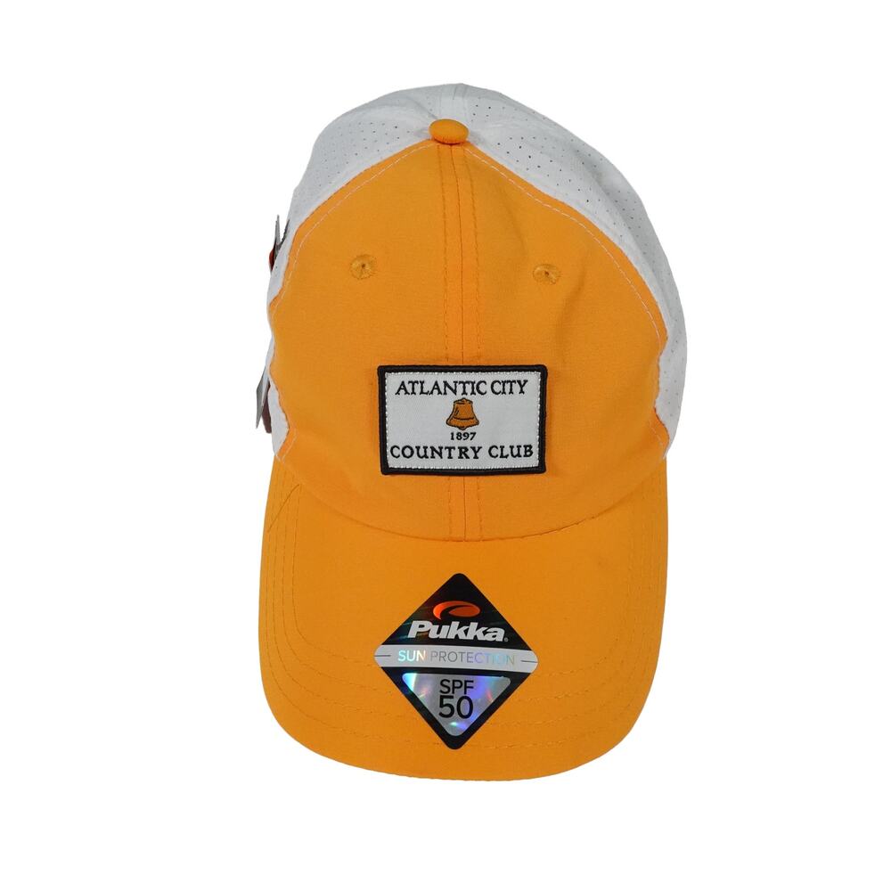 Atlantic City Country Club Bell 1897 Pukka SPF 50 Adjustable Golf Hat NWT
